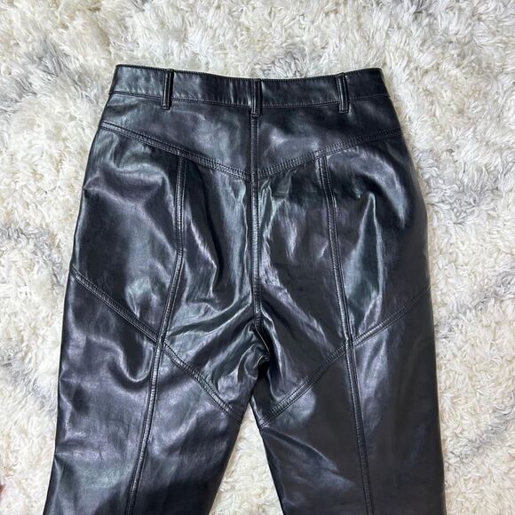Wilfred Black Leather Trousers - Picture 5 of 9